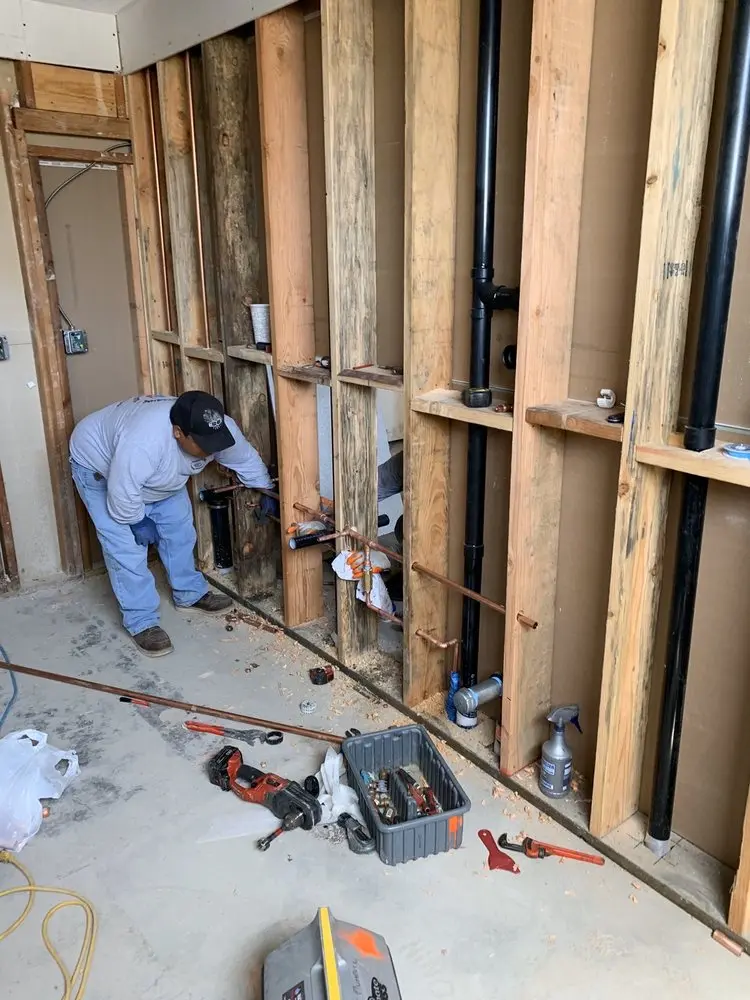 Commercial rough-in plumbing for Gas Line Repair in Willow Creek